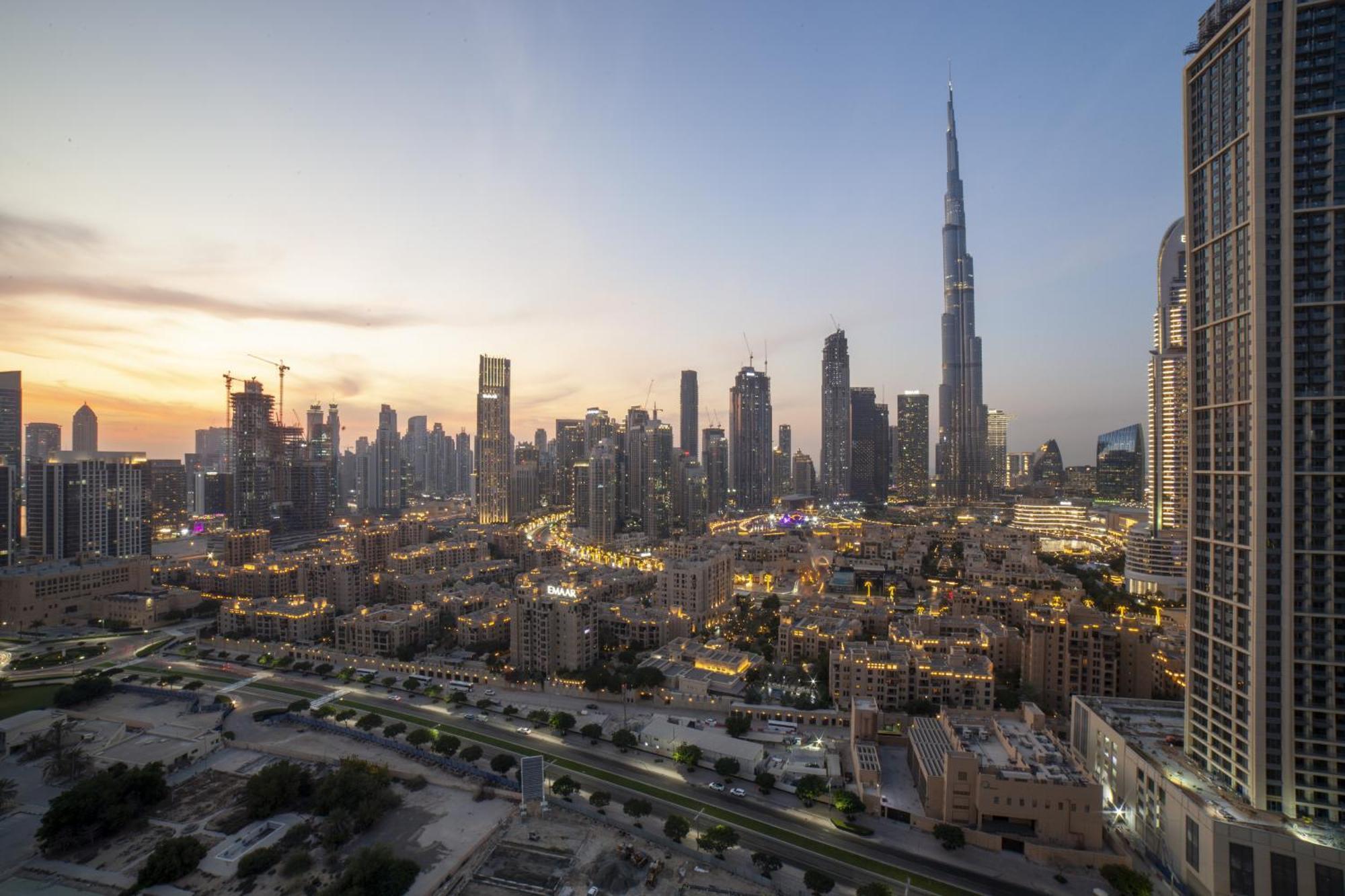 דובאי Upgraded Apartment With Stunning Burj Khalifa View מראה חיצוני תמונה