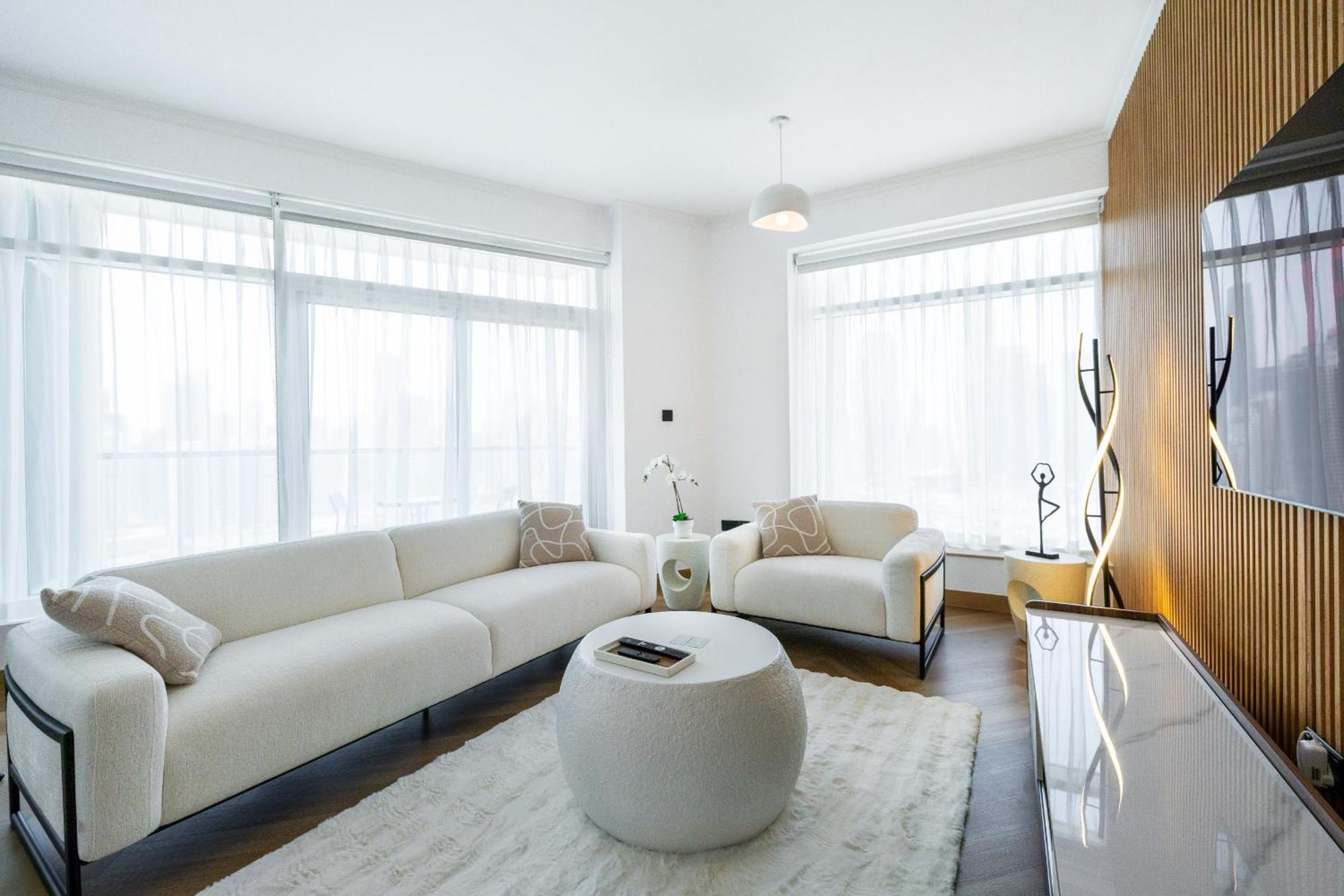 דובאי Upgraded Apartment With Stunning Burj Khalifa View מראה חיצוני תמונה