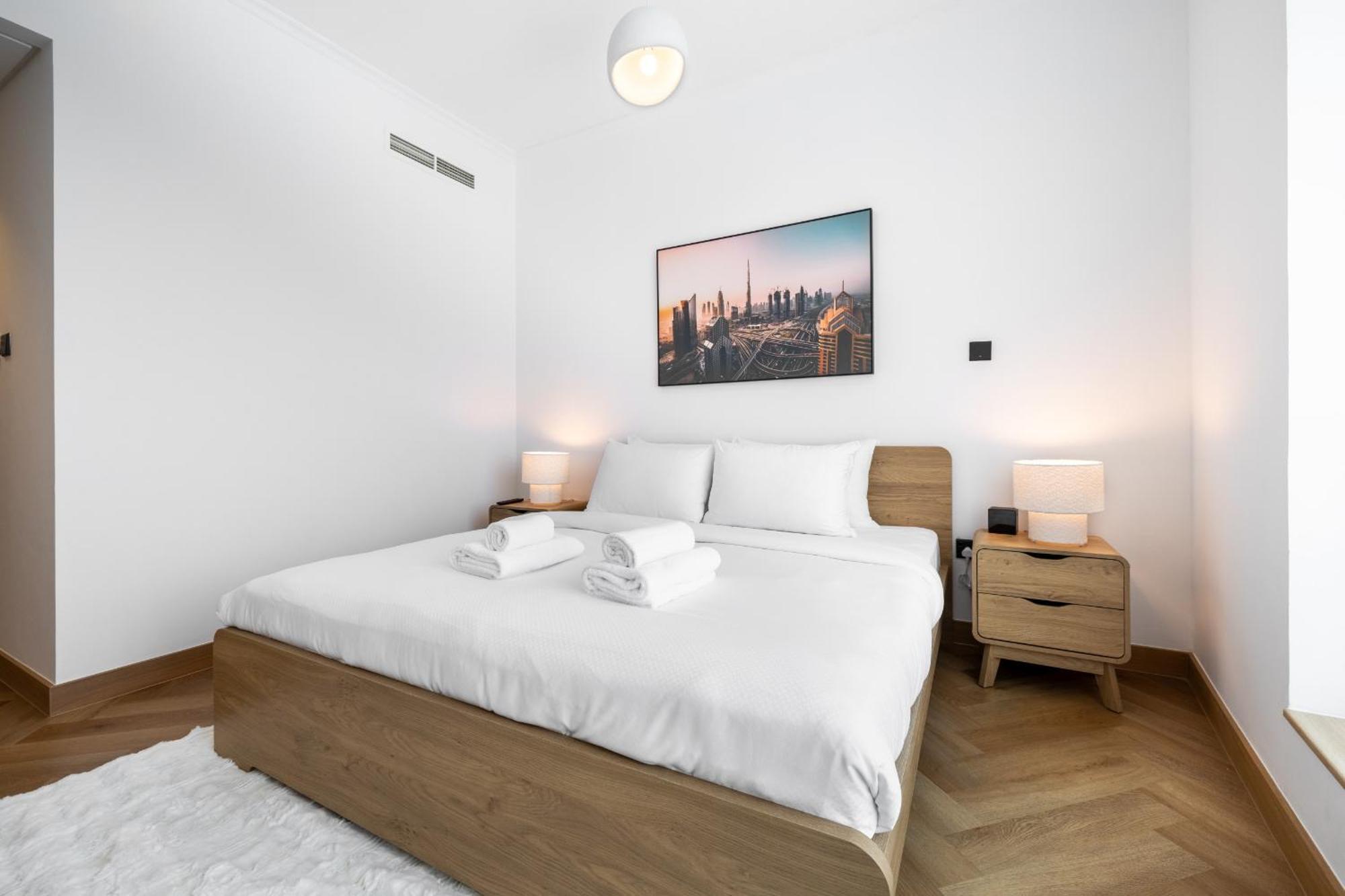 דובאי Upgraded Apartment With Stunning Burj Khalifa View מראה חיצוני תמונה